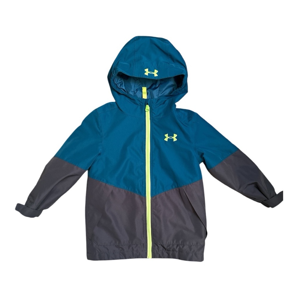 Under Armour Boys Teal and Charcoal Jacket